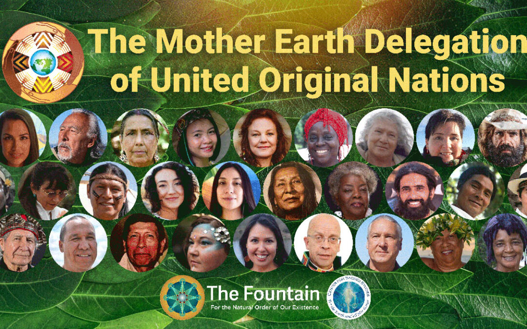 January 15 -The Mother Earth Delegation of United Original Nations Webinar