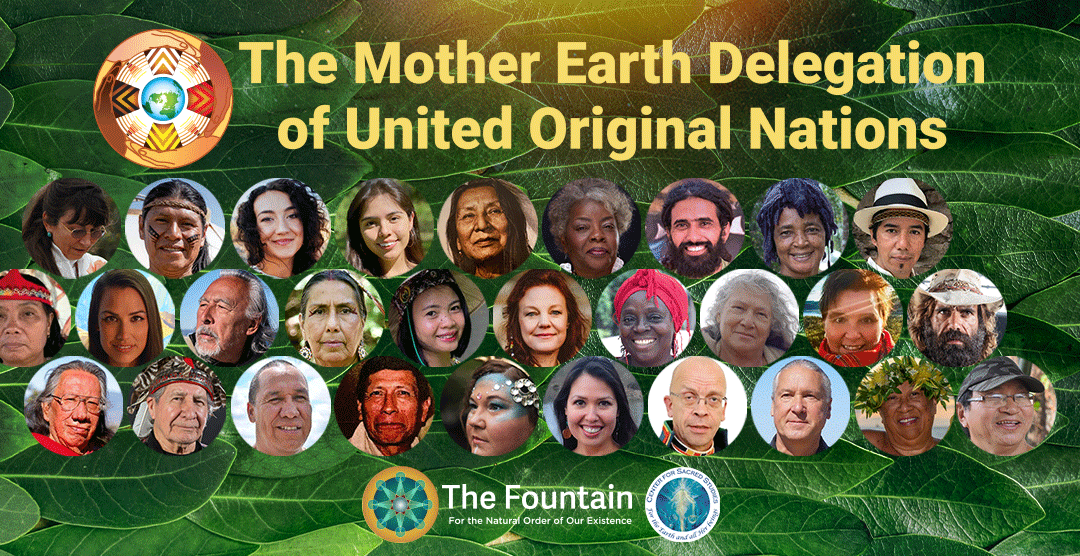 October 15, 2022 -The Mother Earth Delegation of United Original Nations